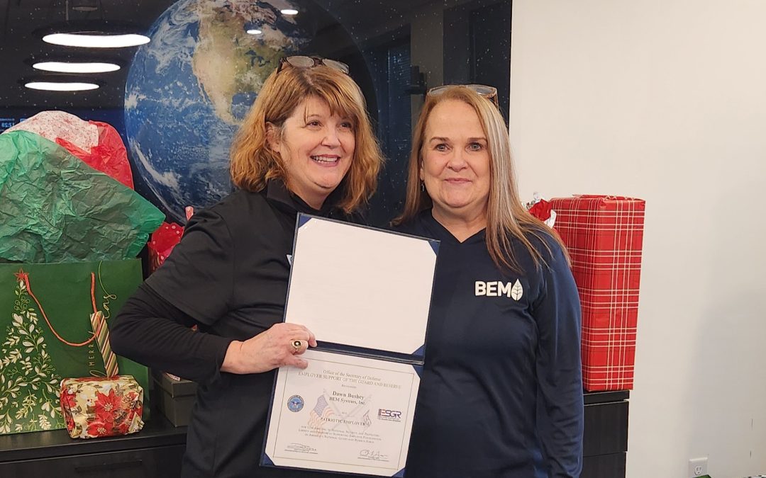 BEM Systems, Inc. Leaders Recognized with ESGR Patriot Award